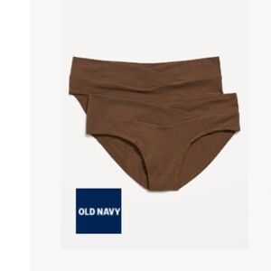 2-pack Old Navy Maternity cotton panties, cross front